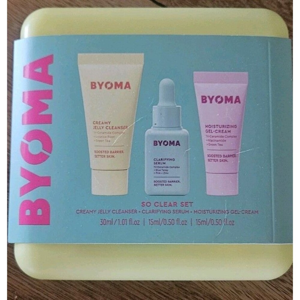 BYOMA So Clear Set Barrier Repair Skincare for Acne-Prone Skin Creamy Jelly Clea